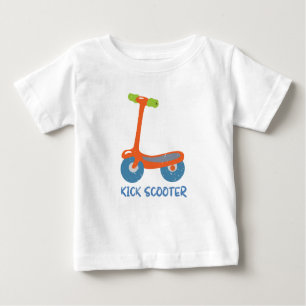 T-shirt with Kick scooter for kids