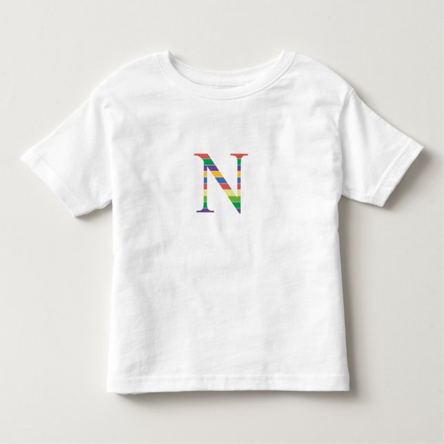T-shirt with letter N (Front)