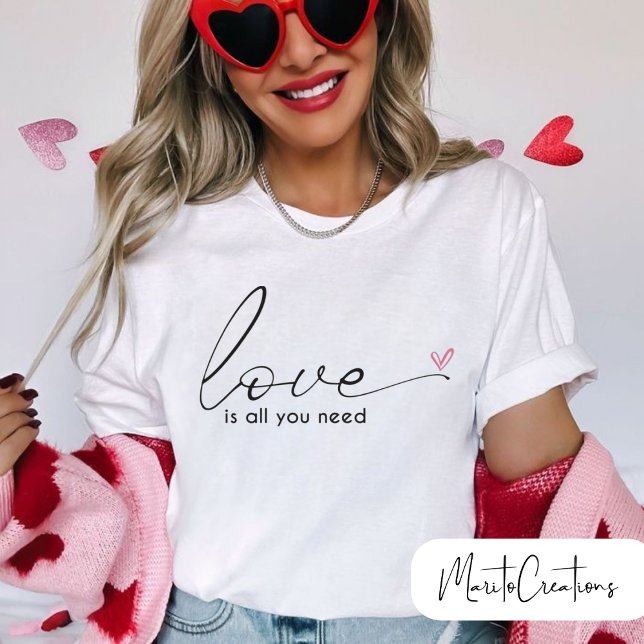 T-shirt with love design, to celebrate Valentine's (Creator Uploaded)