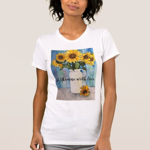 T_Shirt with message to support Ukraine