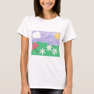 T-Shirt with Nature Scene