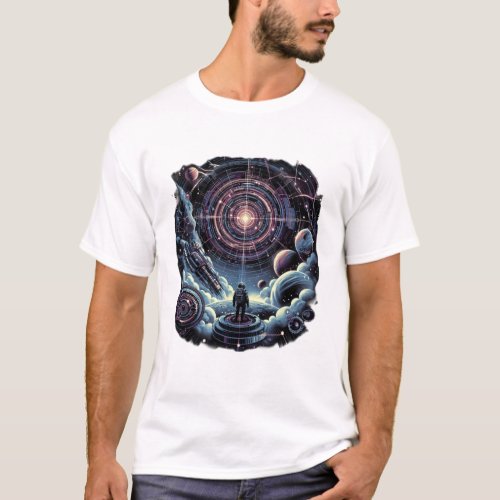 t_shirt with outerspace design