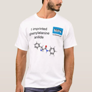 T-shirt with phenylalanine anilide molecule