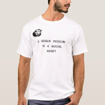 T-shirt with pithy possum T-shirt with pithy possum