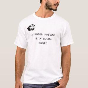 T-shirt with pithy possum