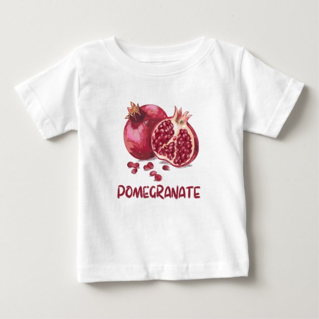 T-shirt with pomegranate for kids  (Front)