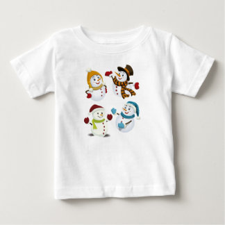 T-shirt with sleeves and Christmas drawing