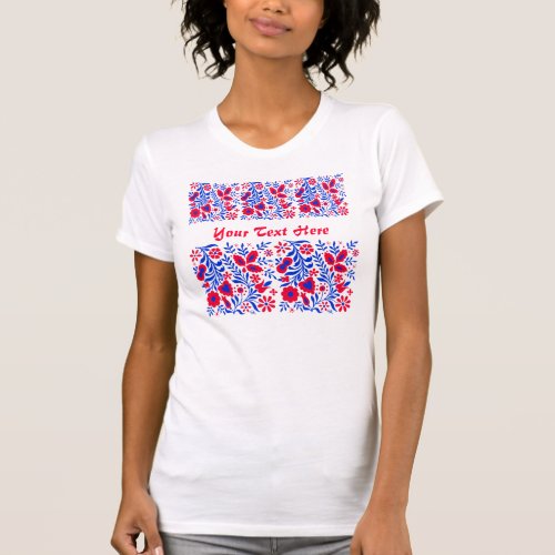 T_Shirt With Slovenian Motifs In National Colours