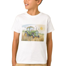 T-shirt with tractor