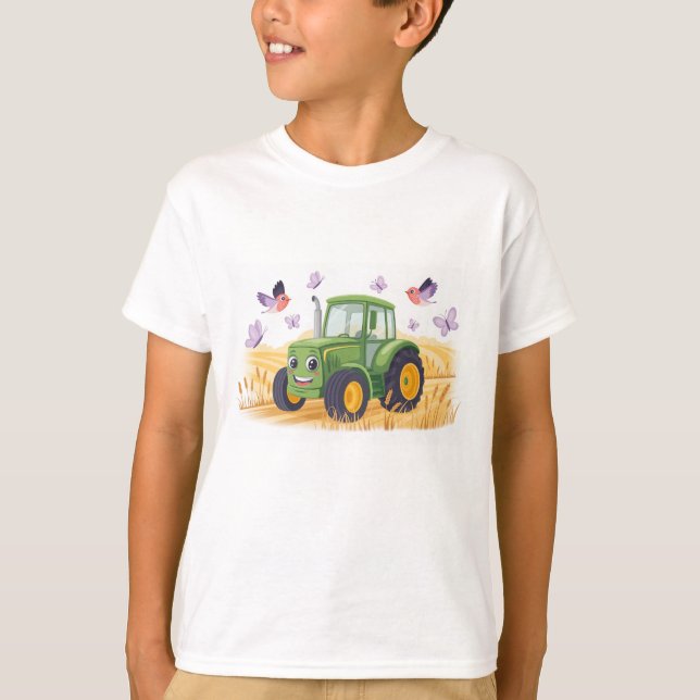 T-shirt with tractor (Front)