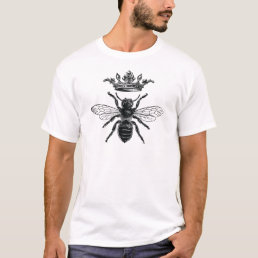 T-shirt with vintage queen bee