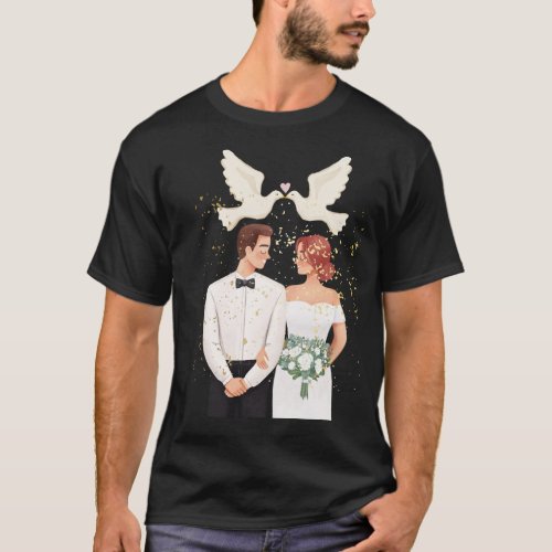 T_Shirt with wedding design