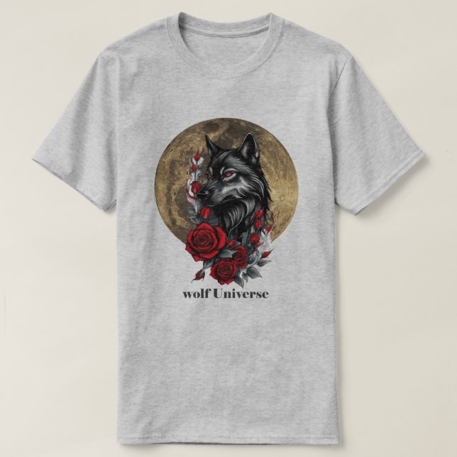 t-shirt wolf  (Design Front)