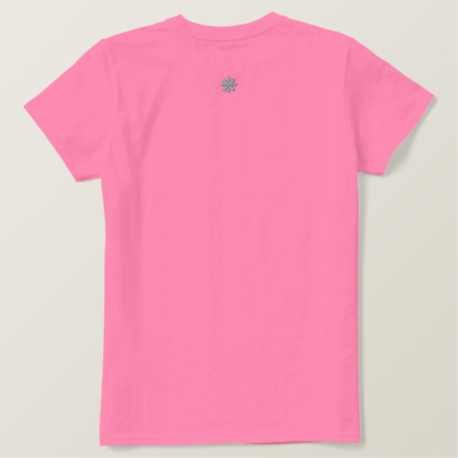 T SHIRT WOMENS EMBROIDERED  ART&DESIGN (Design Back)