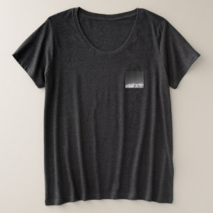 T-Shirt womens plus size cool eco design