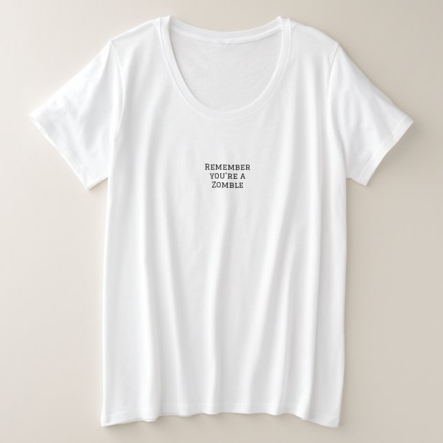 T-Shirt women's plus size design style  (Design Front)