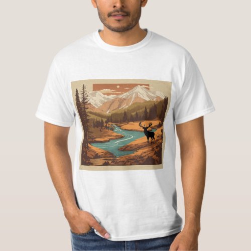 T_Shirt Wonders of the Wild USA National Parks T_Shirt
