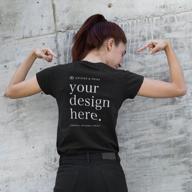 T-Shirt Your Design Upload (Your own t-shirt creation, simply upload your photo or design artwork from Photoshop, Canva & more!)