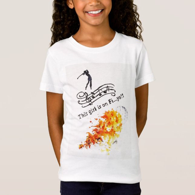 T-Shirt Youth - This Girl Is On Fire (Front)