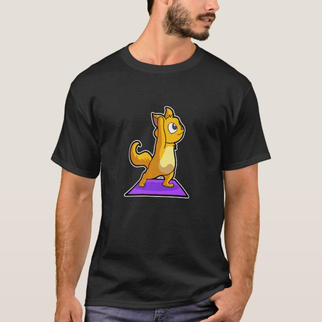 T-ShirtCat Sloth Yoga Poses Sports Gymnastics Ohm  T-Shirt (Front)