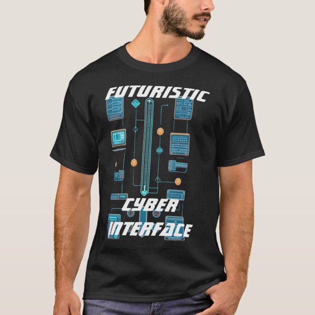 T-ShirtCyber Interface T-Shirt (Front)