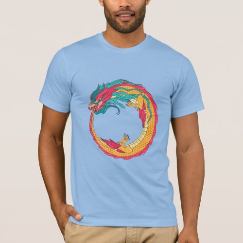 t_shirtLucky Dragon Fortune Takes Flight T_Shirt