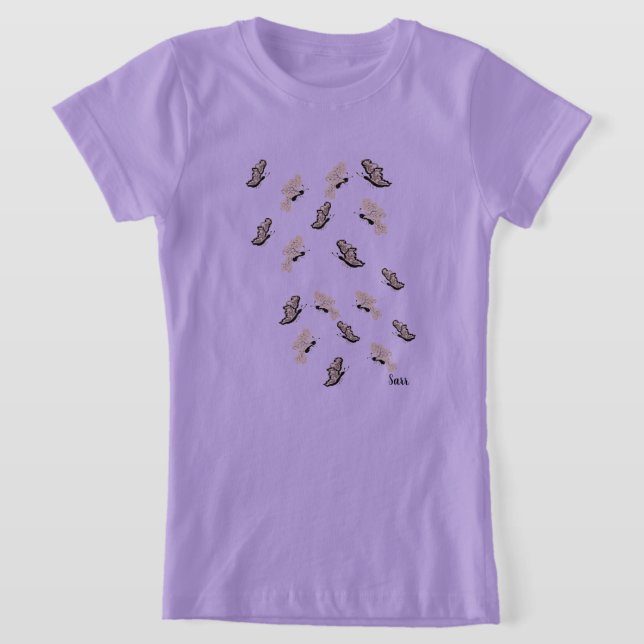 T-shirts : Butterflies are Free (Laydown)