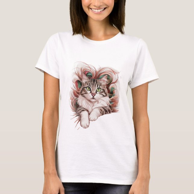 T-Shirts cat photo tshirts (Front)