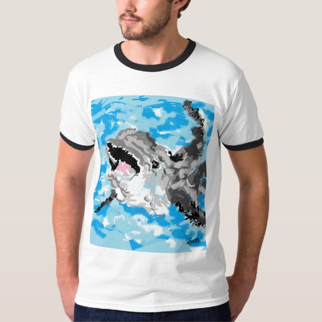 T-shirts  : Dolphin At Play (Front)