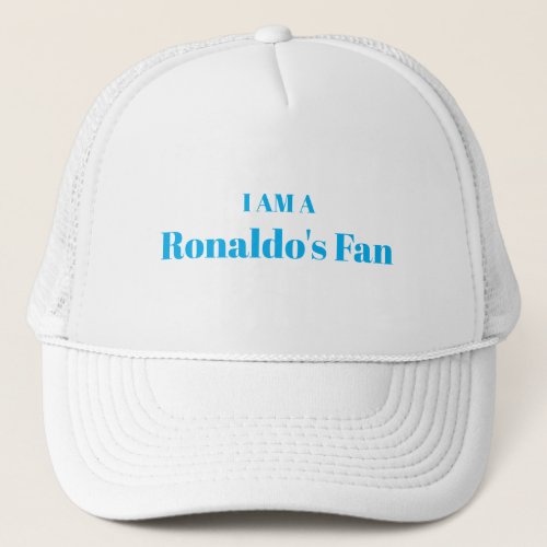 T-Shirts Ronaldo fan Trucker Hat