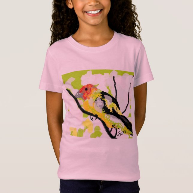 T-Shirts :  Tanagers Bird Of Oregon (Front)