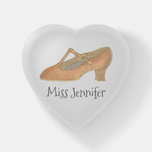 T-Strap Tan Character Shoe Dance Musical Theatre Paperweight