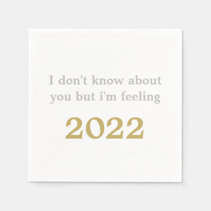 T SWIFT NYE NEW YEARS EVE 2022 FUNNY COCKTAIL NAPKINS