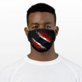 T&T Dot Pattern Flag Adult Cloth Face Mask (Worn)