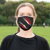 T&T  Dot Pattern Flag Adult Cloth Face Mask (Outside)