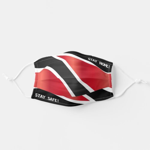  TT  Red White and Black Flag Adult Cloth Face Mask
