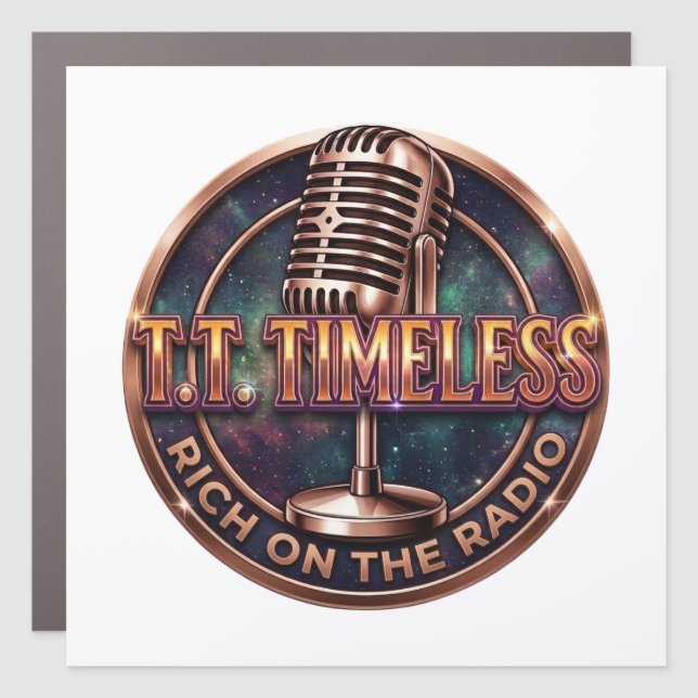 T.T. Timeless Car Magnet (Front)