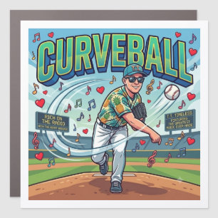 T.T. Timeless Curveball Car Magnet