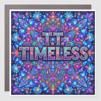 T.T. Timeless Kaleidoscope Car Magnet