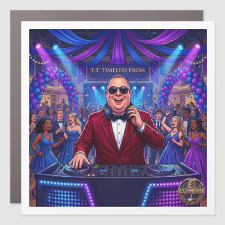 T.T. Timeless Prom Car Magnet