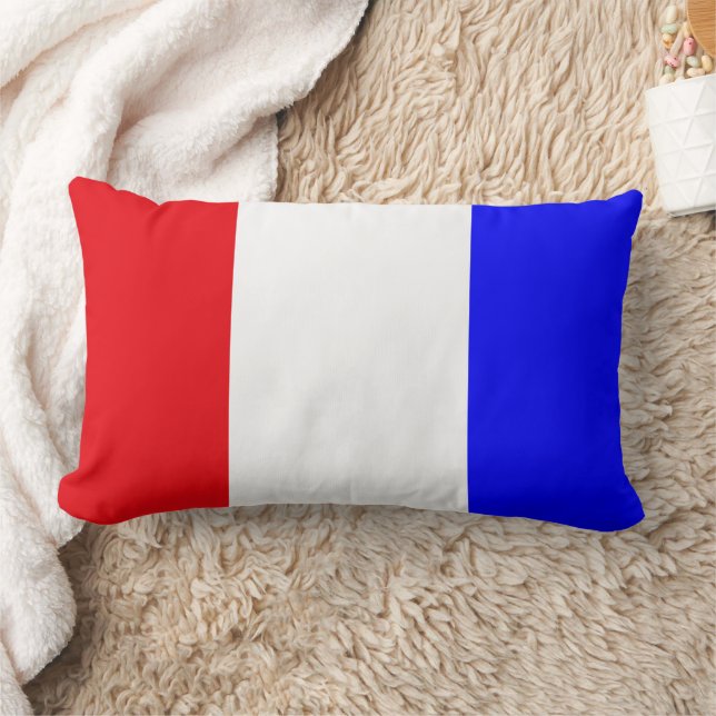 "T" (Tango) Code of Signals Flag Lumbar Pillow (Blanket)