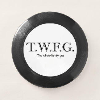 T.w.f.g. flying Frisbee
