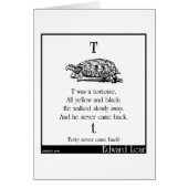 T was a tortoise (Front)