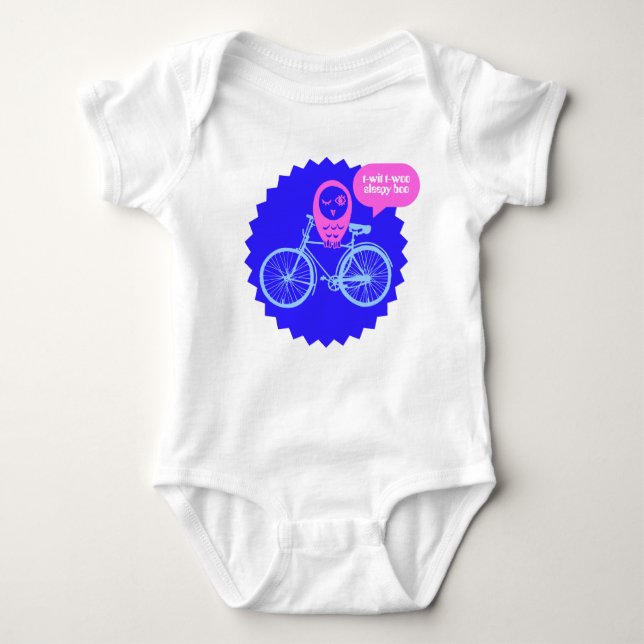 T-wit T-woo Sleepy Boo Baby Bodysuit (Front)
