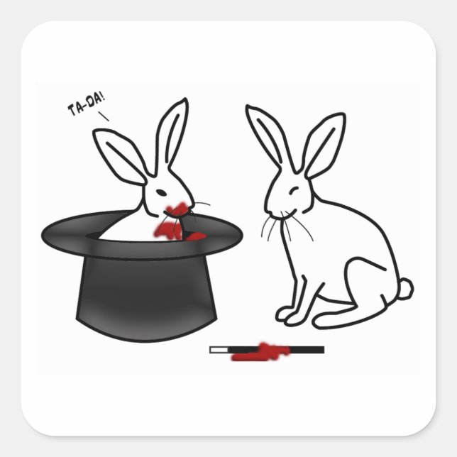 TA-DA! SQUARE STICKER (Front)