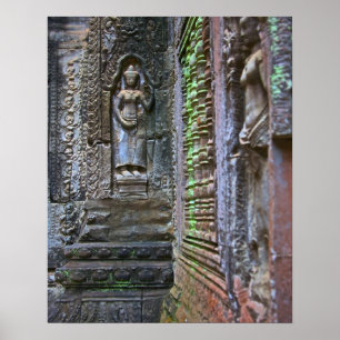 Ta Prohm Temple, Siem Reap Province, Cambodia 2 Poster