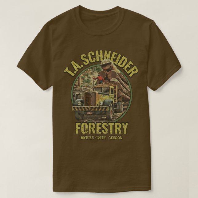 TA Schneider Forestry T-Shirt (Design Front)