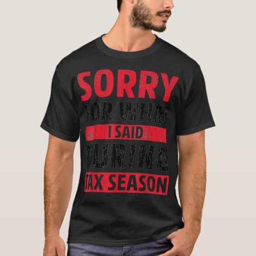 Ta Season Funny CPA Accounting Accountant Graphic  T_Shirt