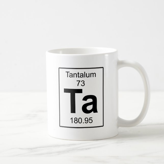 Ta - Tantalum Coffee Mug (Right)