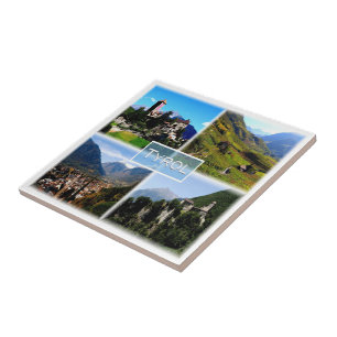 TAA001 TYROL TrentIno Alto Adige Italy, Ceramic Tile